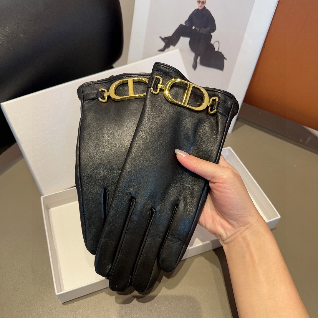 Fashionable DIAU Lambskin Gloves for Comfortable Autumn and Winter Wear. - 图片 9