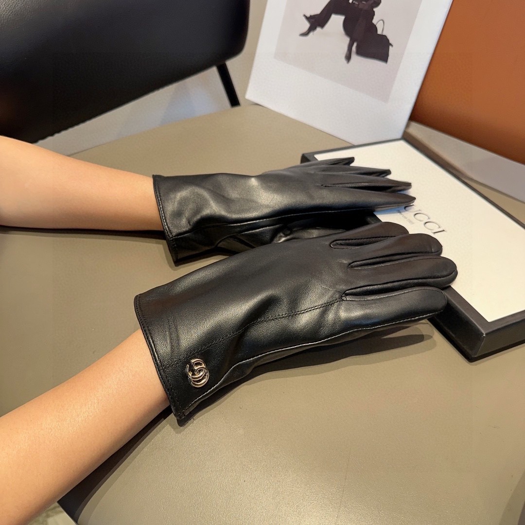 NO:294236,Guqi women's new sheepskin gloves, fashionable gloves, warm and fleece inner, classic, simple, comfortable, soft and versatile!  ML gloves, gloves, sheepskin, gloves19860909古奇女款新品羊皮手套,时尚手套,秋冬保暖加绒内里,经典简洁上手超舒适柔软、百搭！ML手套,手套,sheepskin,gloves,accessory