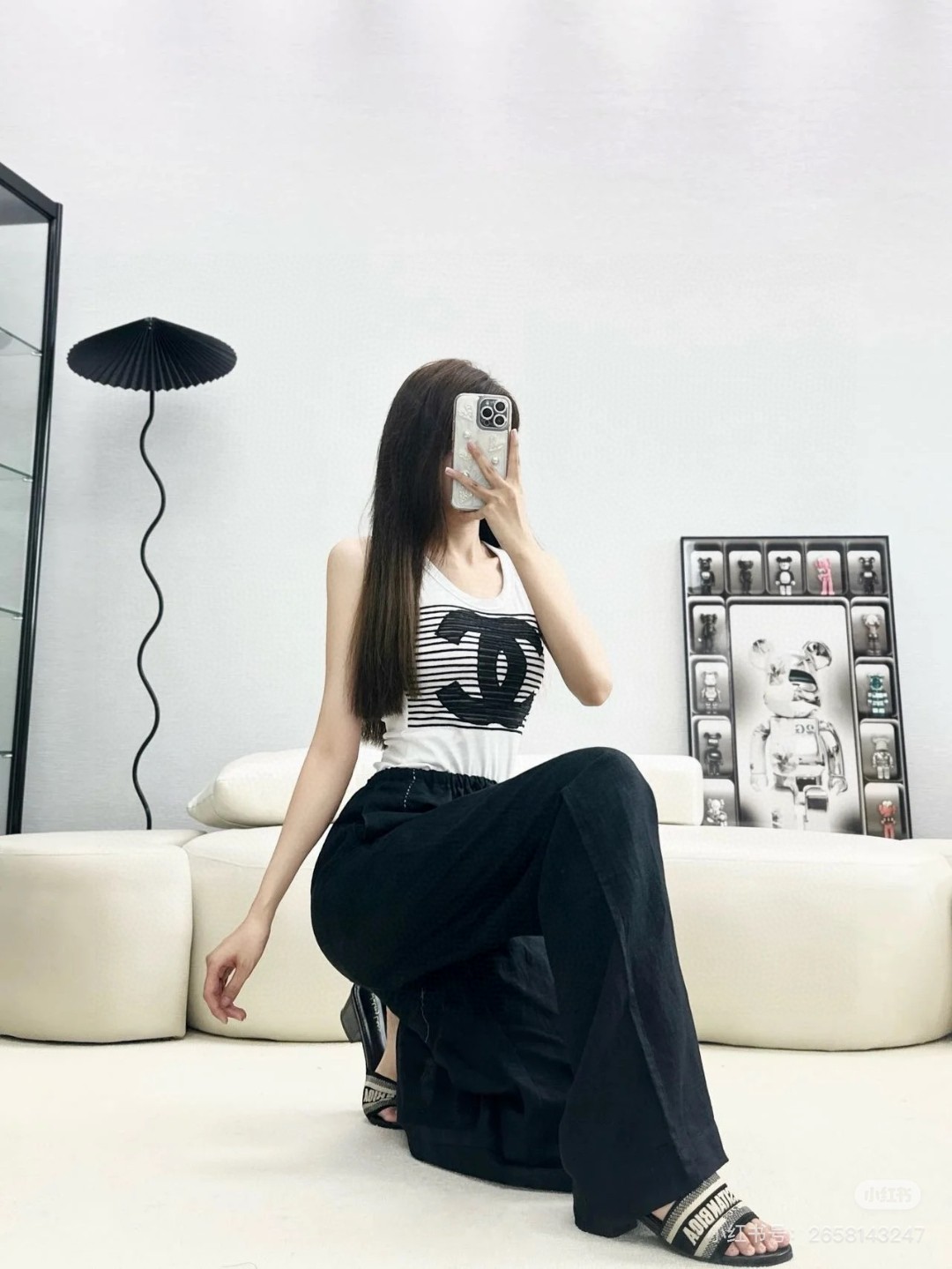 
香奈儿小背心，搭外套单穿超。爆
均码