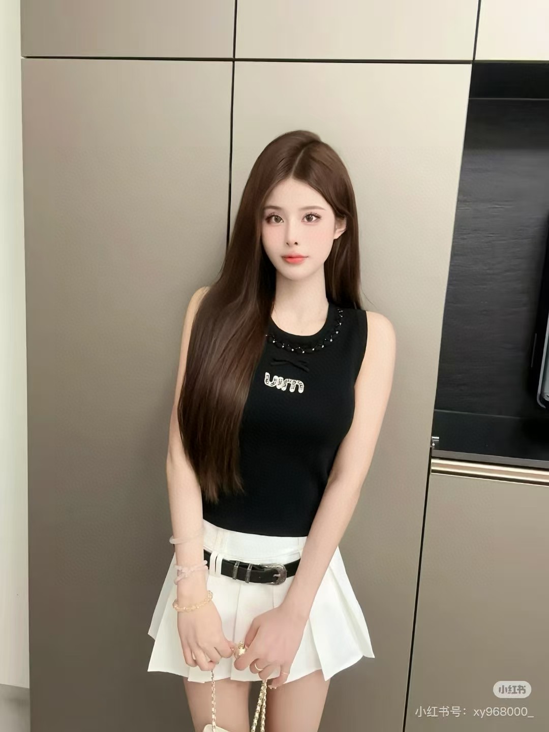 
miu背心，搭外套单穿超。爆
均码
