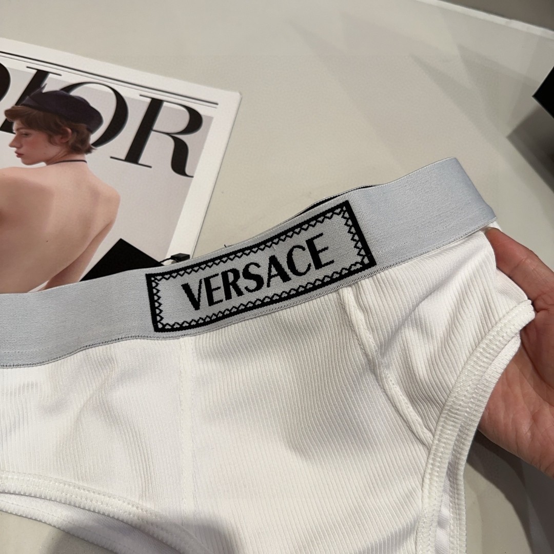 
Versac*新款织带比基尼分体泳衣套装 黑色白色ＳＭＬ