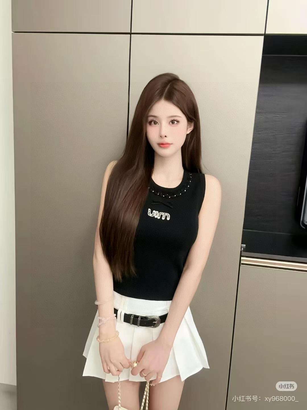 
miu背心，搭外套单穿超。爆
均码
