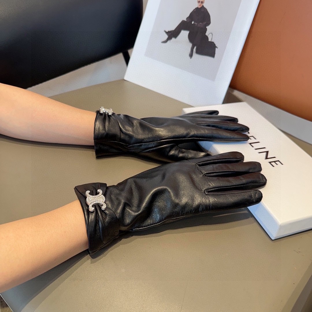 NO:602274,Celine style sheepskin gloves, fashionable gloves, warm in autumn and winter with velvet lining, classic and simple, super comfortable, soft and versatile!  ML gloves, gloves, sheepskin, gloves19860909塞琳款羊皮手套,时尚手套,秋冬保暖加绒内里,经典简洁上手超舒适柔软、百搭！ML手套,手套,sheepskin,gloves,accessory