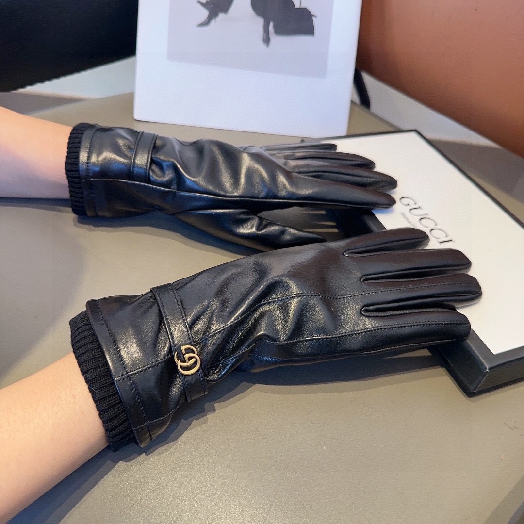 NO:640299,Gucci women's sheepskin gloves, fashionable gloves, warm in autumn and winter with velvet lining, classic, simple and super comfortable, soft and versatile!  Size ML gloves, gloves, sheepskin, gloves19860909古奇女款羊皮手套,时尚手套,秋冬保暖加绒内里,经典简洁上手超舒适柔软、百搭！码数ML手套,手套,sheepskin,gloves,accessory