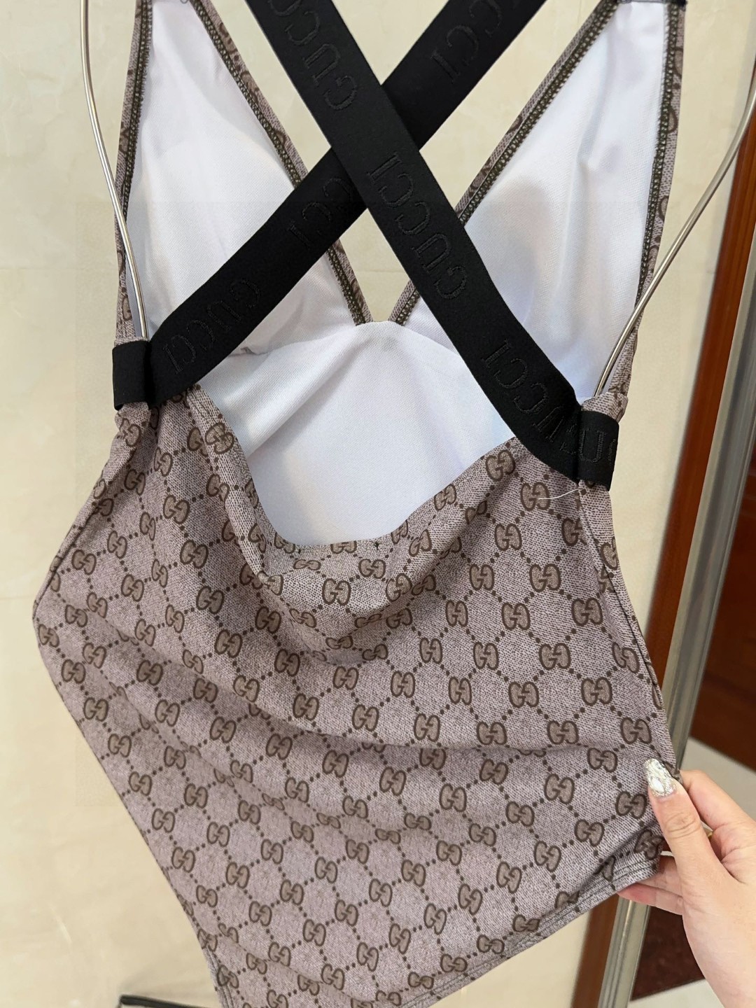 古奇泳衣，上身显瘦而且好看！穿着很洋气😍SML