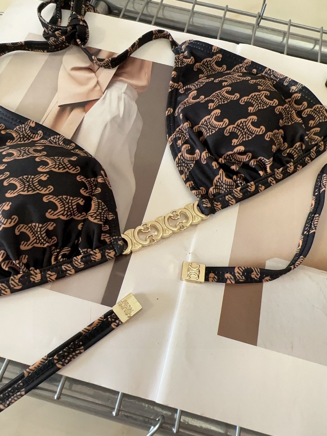 塞琳新款泳衣，时尚潮人必备！实物超级好看！海边度假拍照超级好！SML