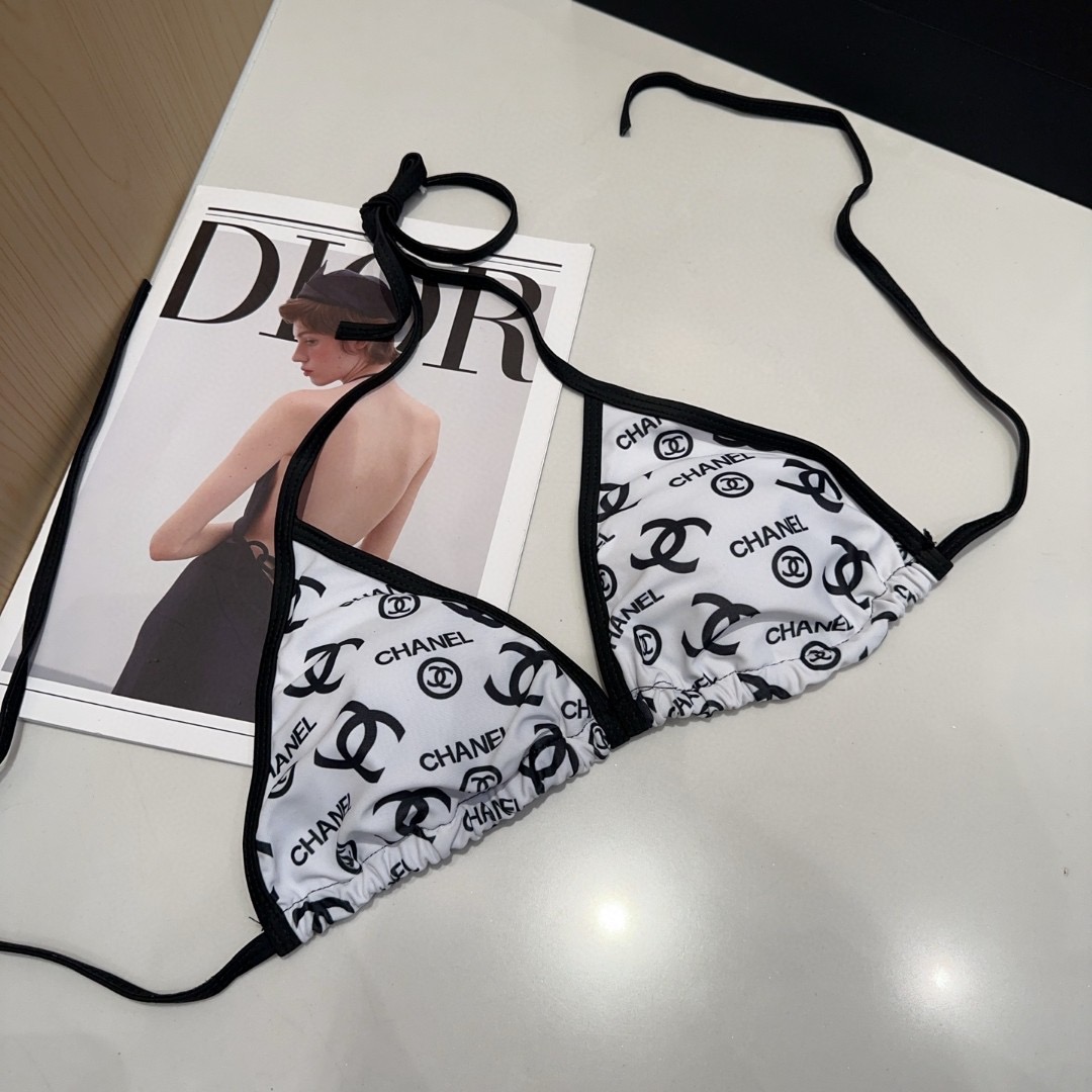 香奈儿泳衣，上身显瘦而且好看！穿着很洋气😍SML