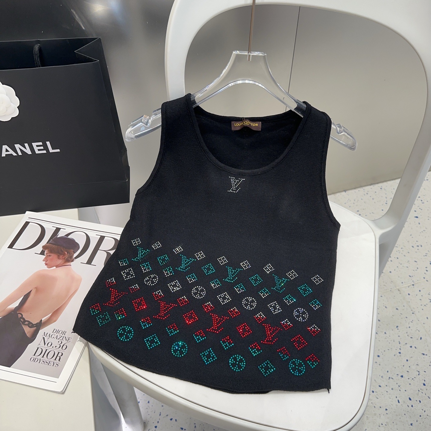 LV背心，搭外套单穿超🔥爆均码