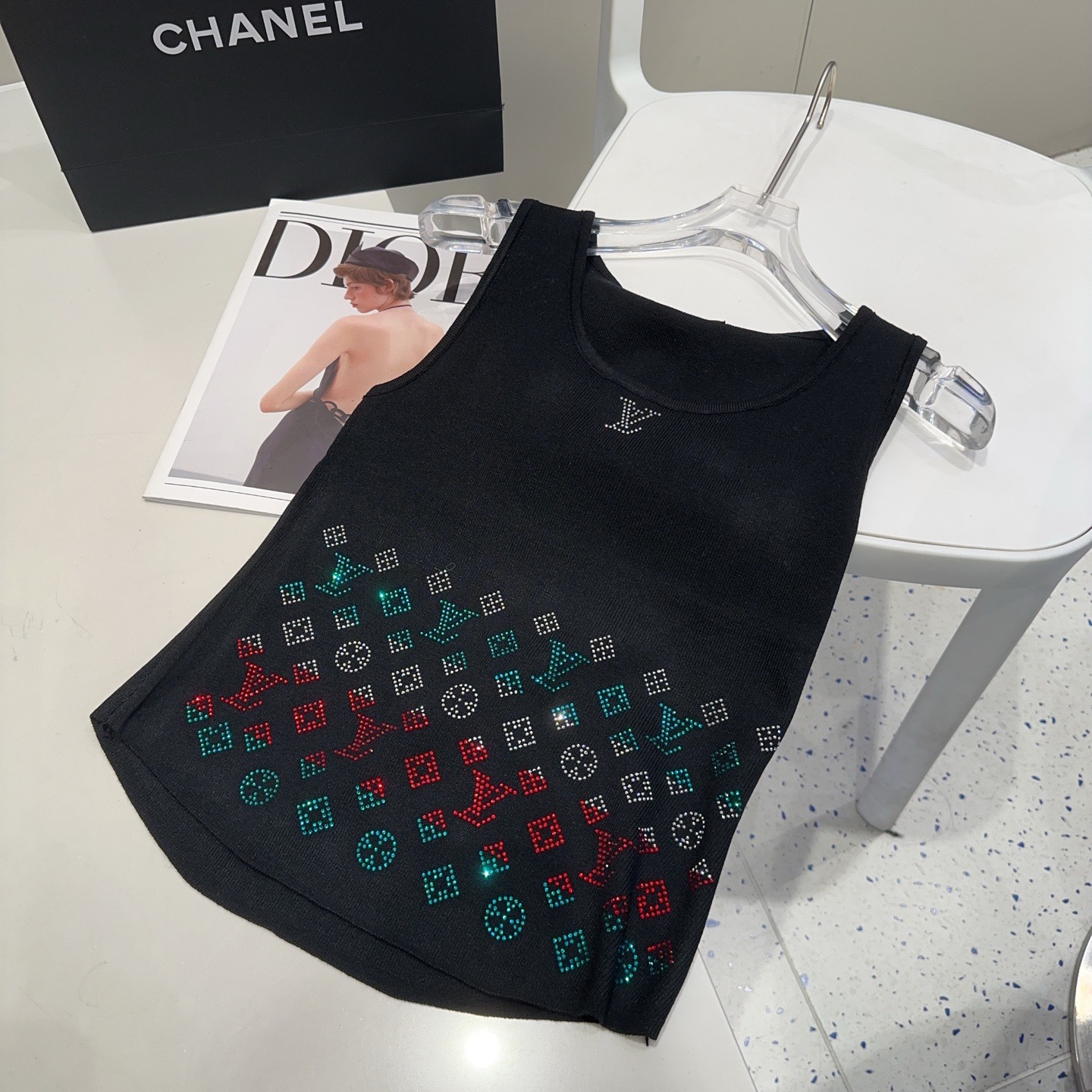 LV背心，搭外套单穿超🔥爆均码