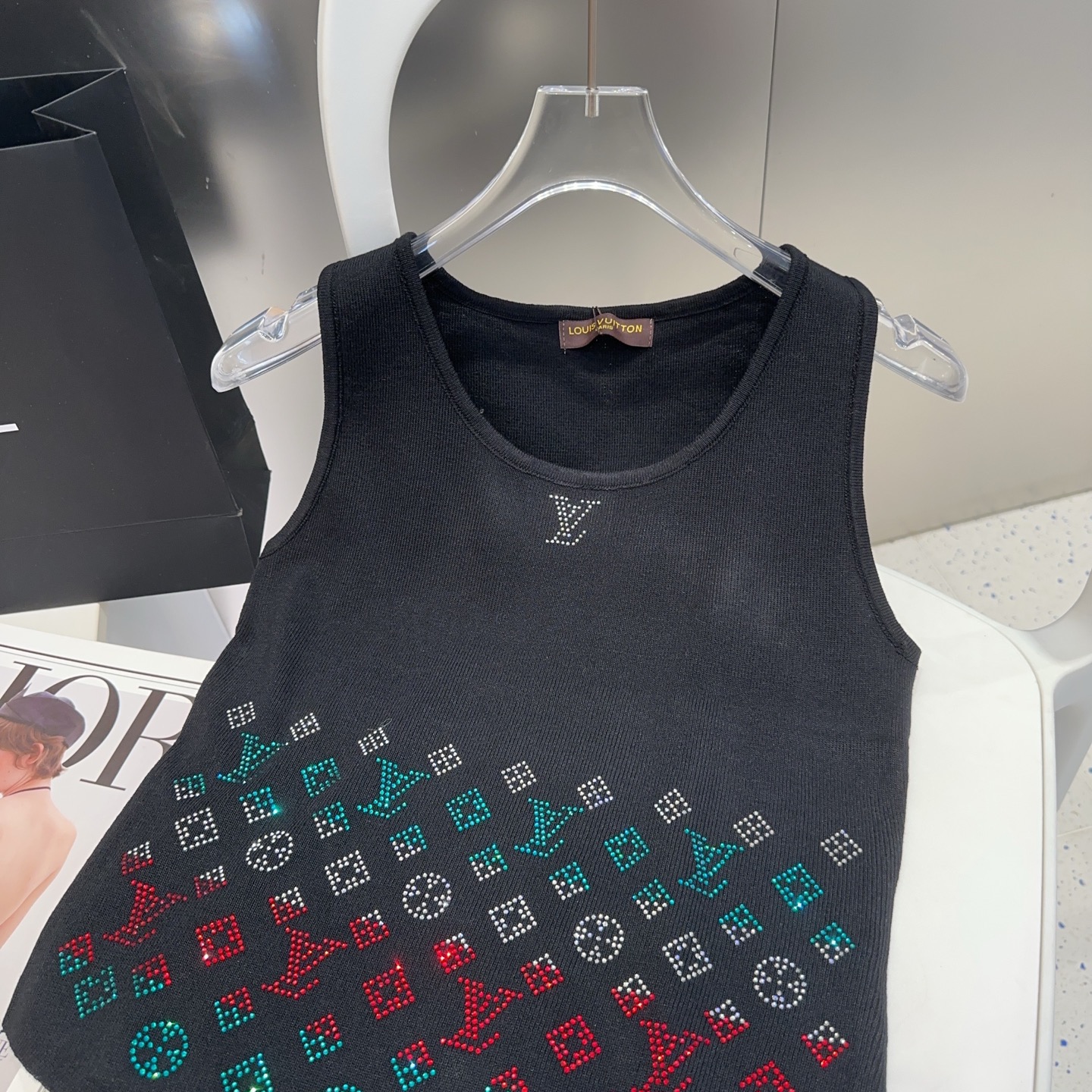 LV背心，搭外套单穿超🔥爆均码