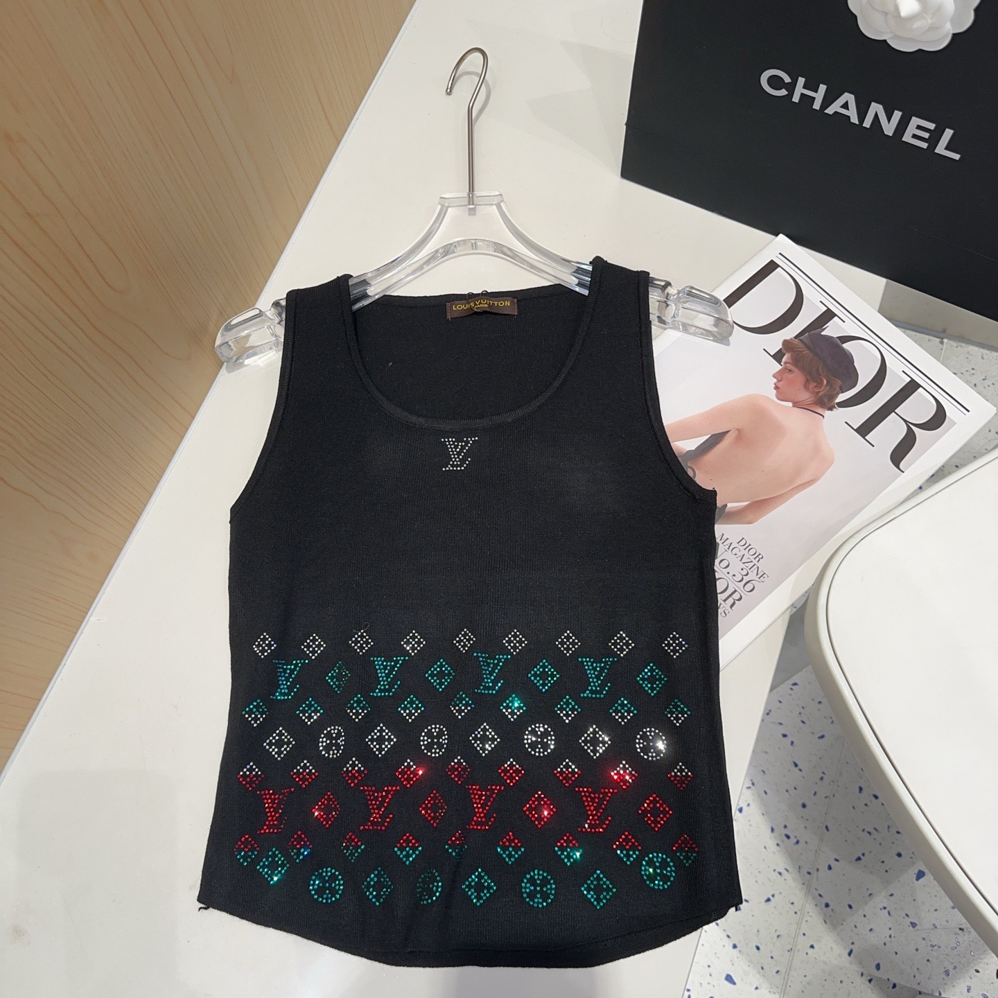 LV背心，搭外套单穿超🔥爆均码