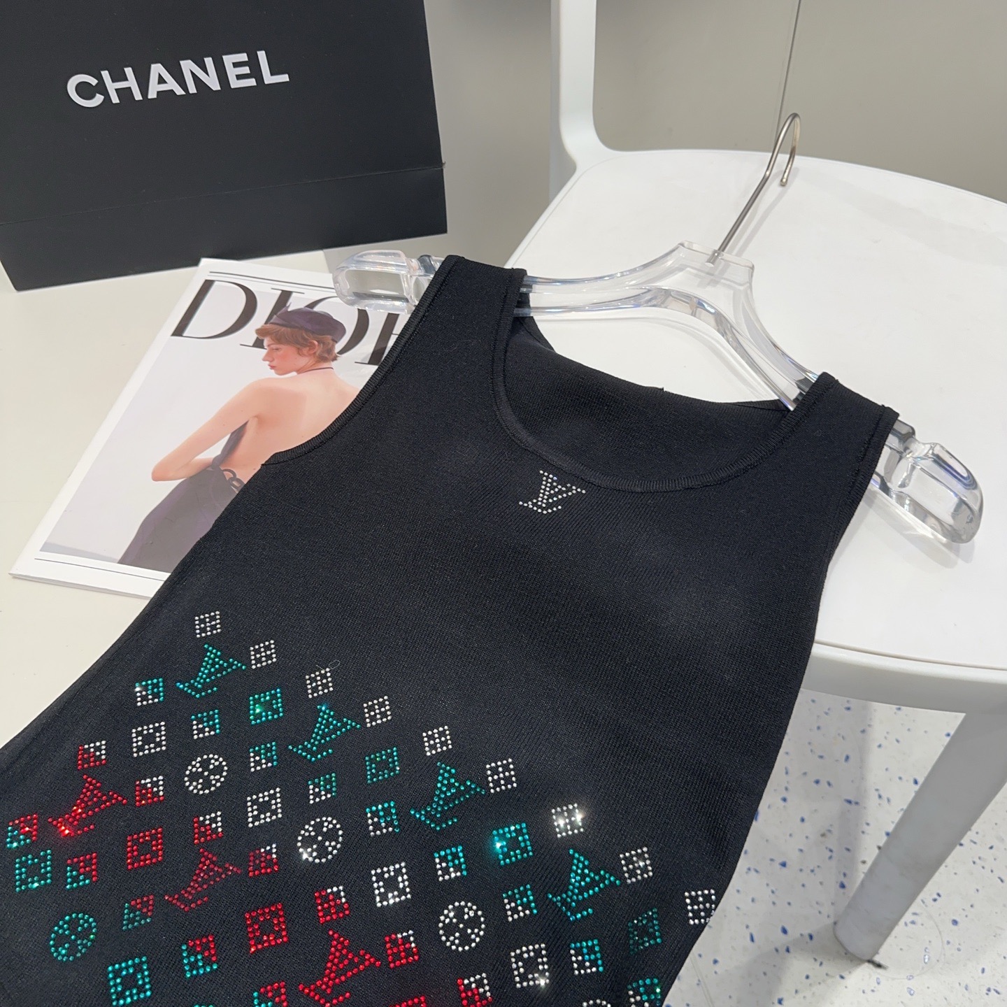 LV背心，搭外套单穿超🔥爆均码