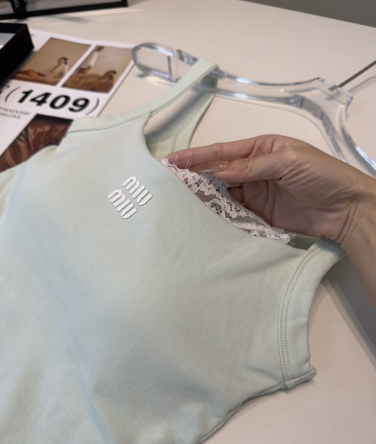 Miumiu背心，搭外套单穿超🔥爆均码