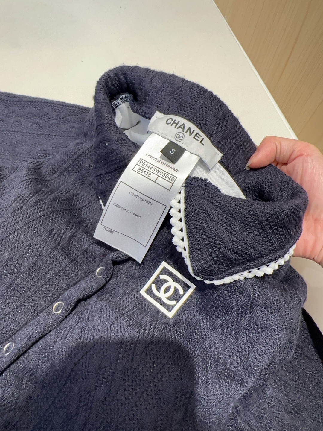 香奈儿泳衣，实物实在太美了！拍不出来它的美😍谁穿谁美！很值得入手✋ SML