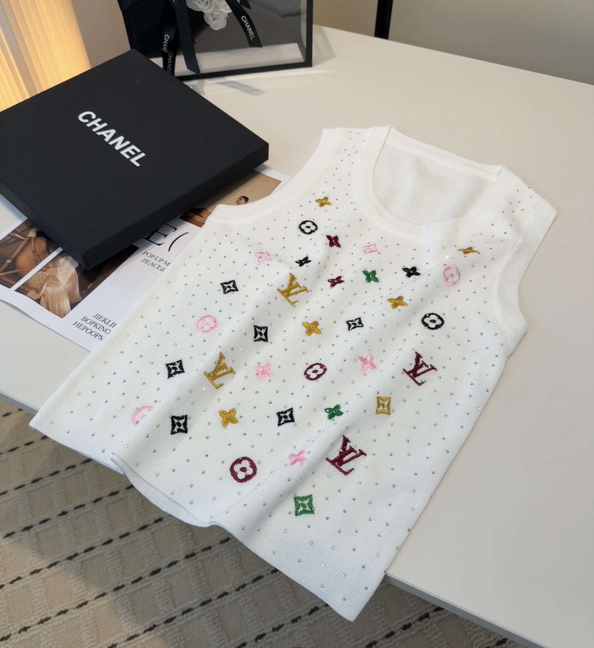 Lv背心，搭外套单穿超🔥爆均码