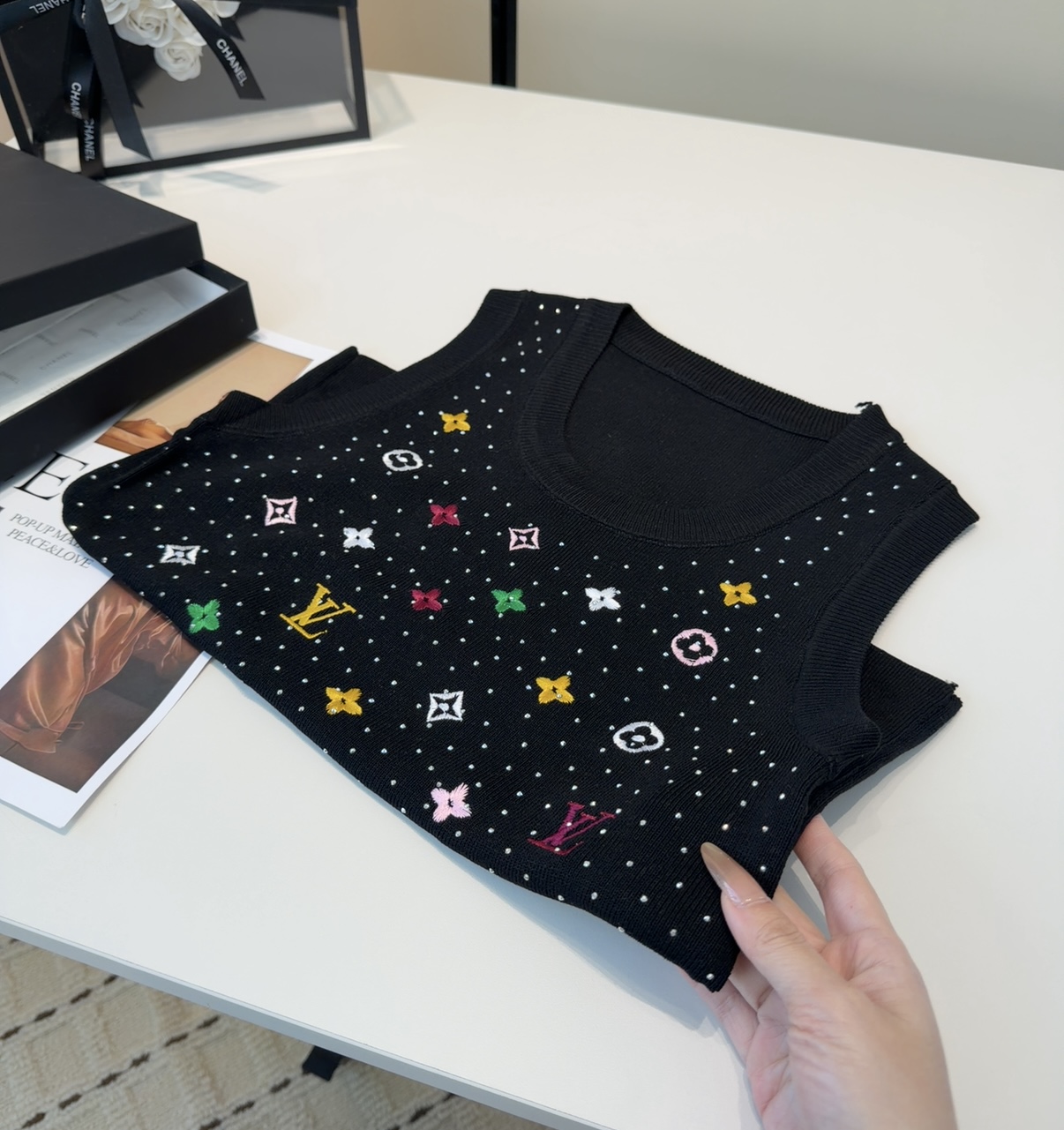 Lv背心，搭外套单穿超🔥爆均码