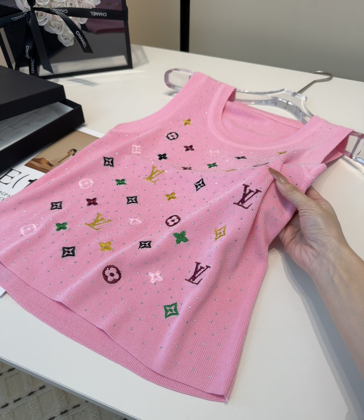 Lv背心，搭外套单穿超🔥爆均码