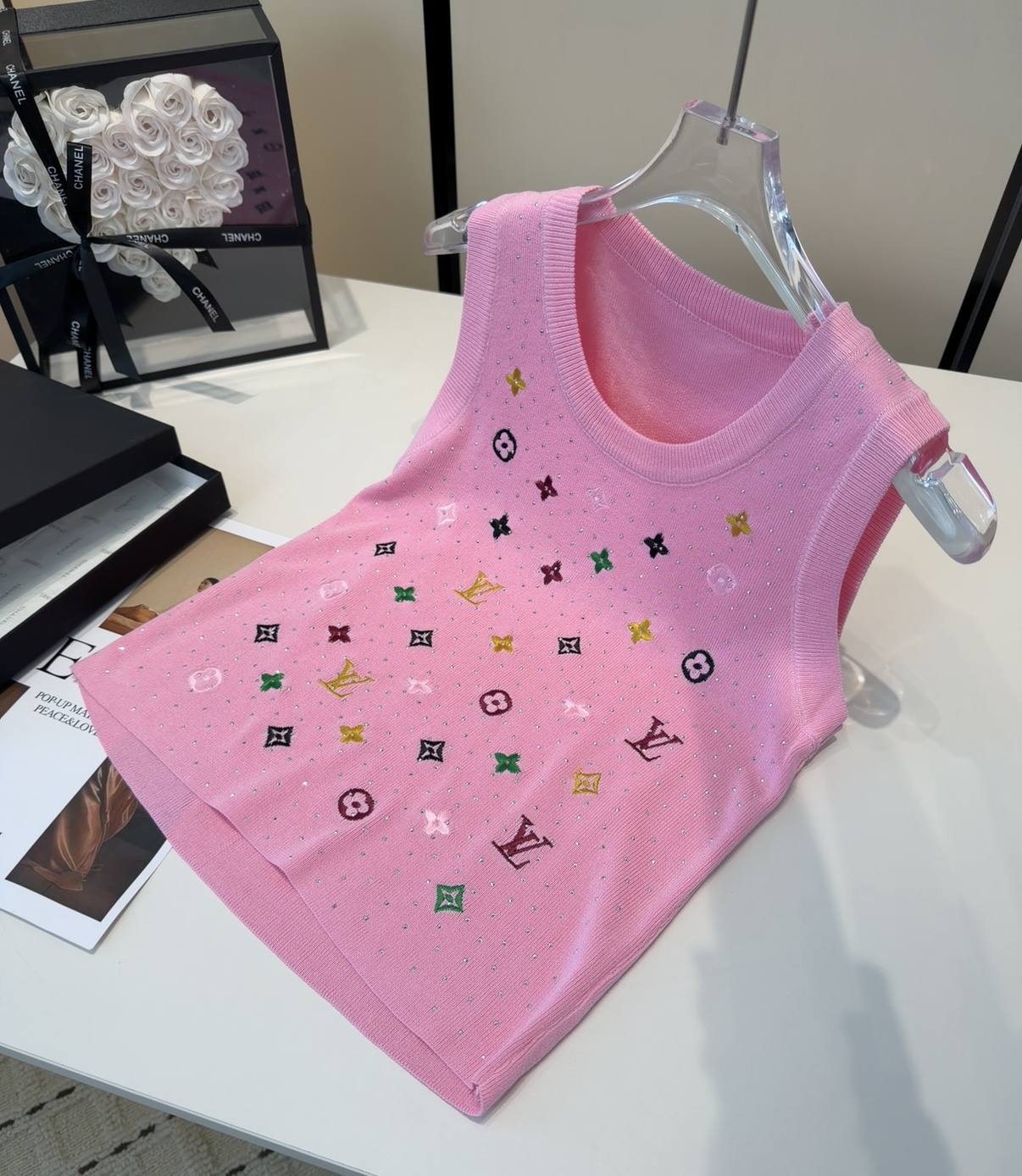 Lv背心，搭外套单穿超🔥爆均码