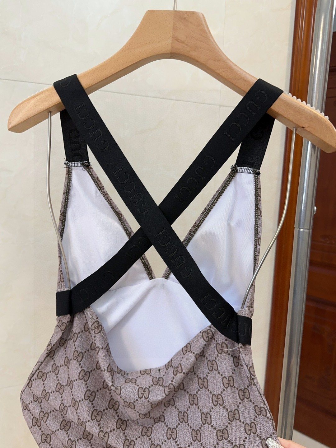 古奇泳衣，上身显瘦而且好看！穿着很洋气😍SML