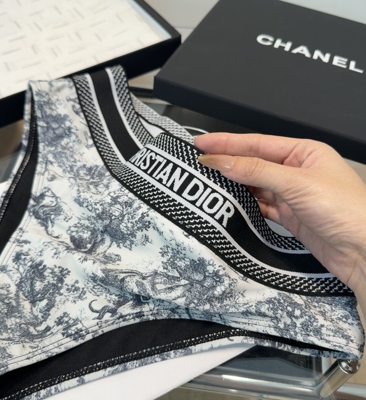 迪奥泳衣，上身显瘦而且好看！穿着很洋气😍SML