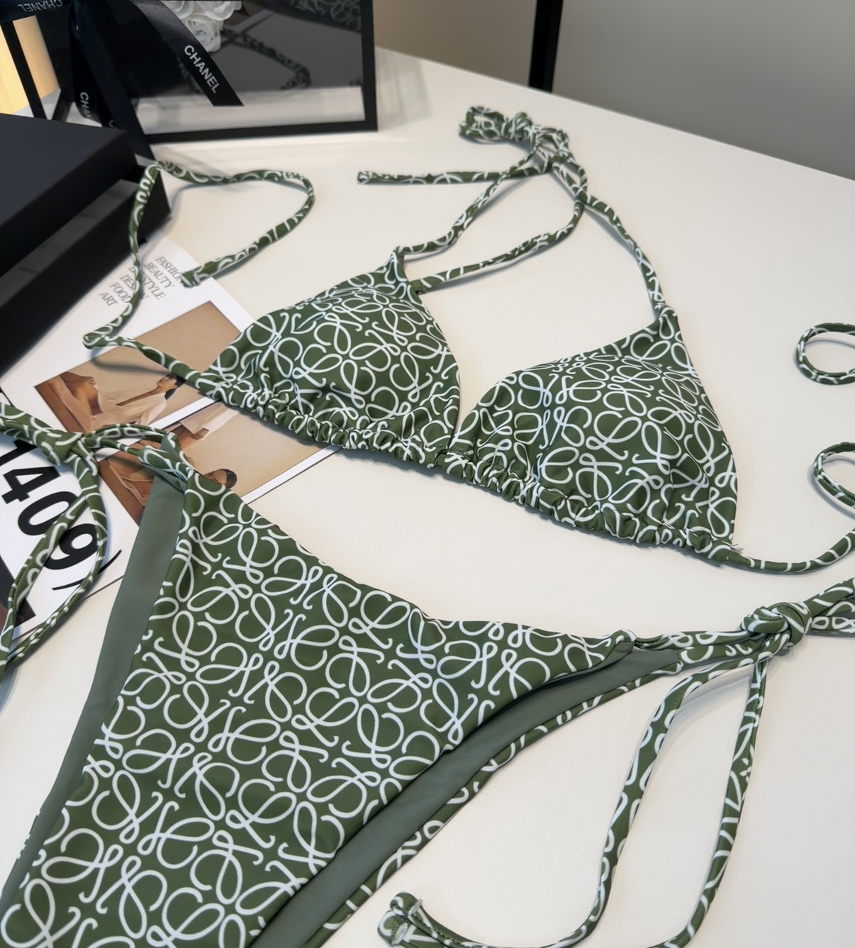 罗意威泳衣，上身显瘦而且好看！穿着很洋气😍SML