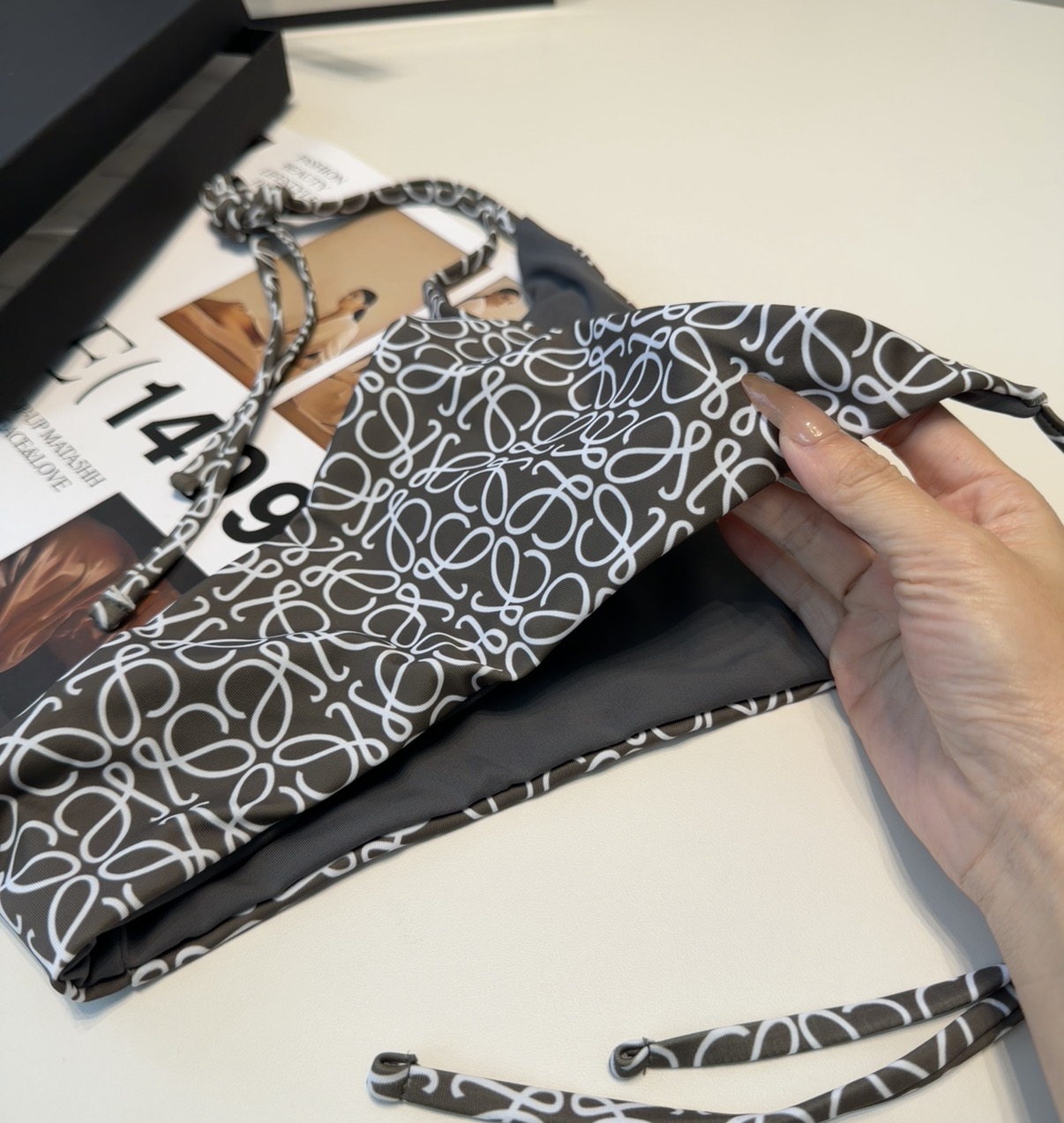 罗意威泳衣，上身显瘦而且好看！穿着很洋气😍SML