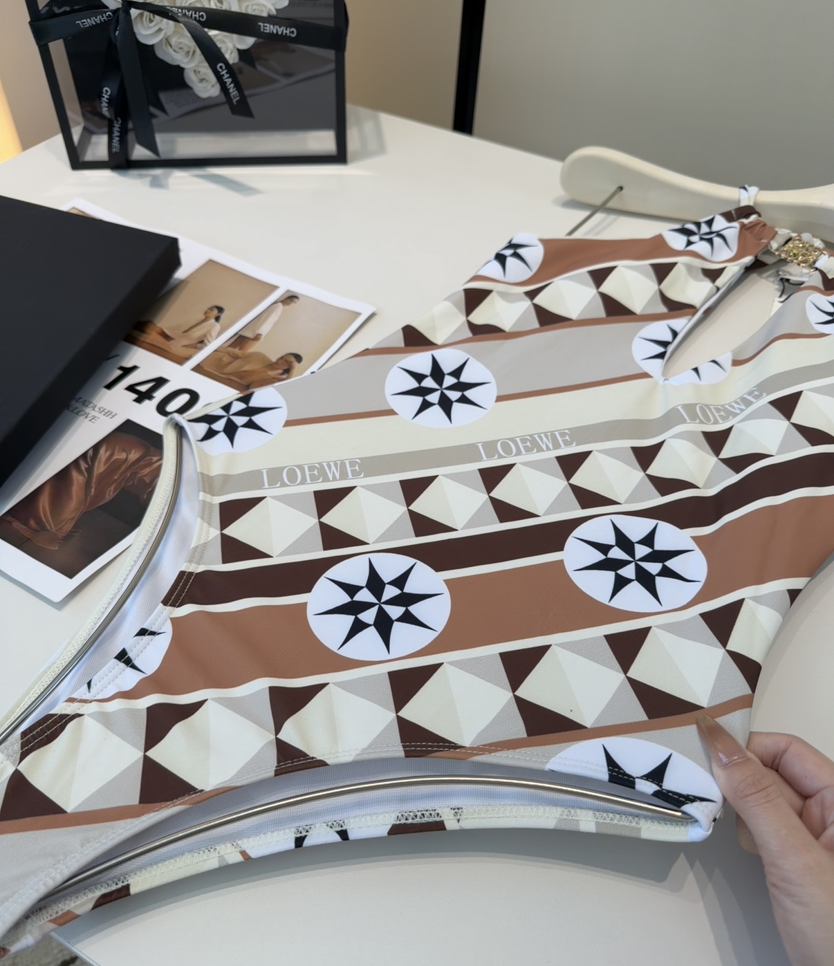 罗意威泳衣，上身显瘦而且好看！穿着很洋气😍SML