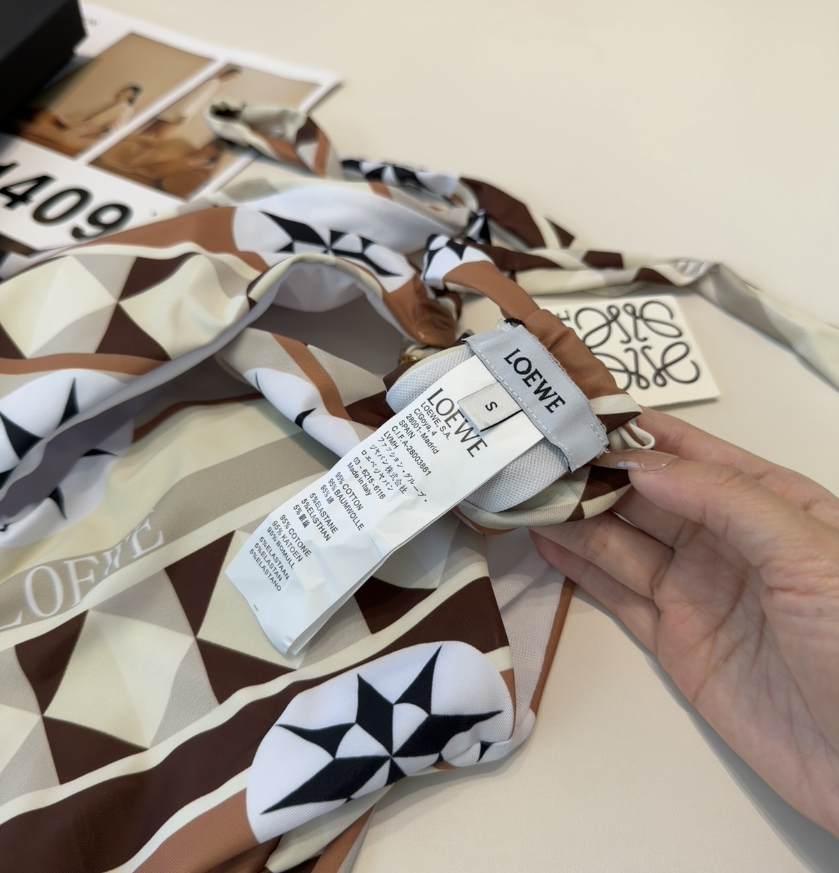 罗意威泳衣，上身显瘦而且好看！穿着很洋气😍SML