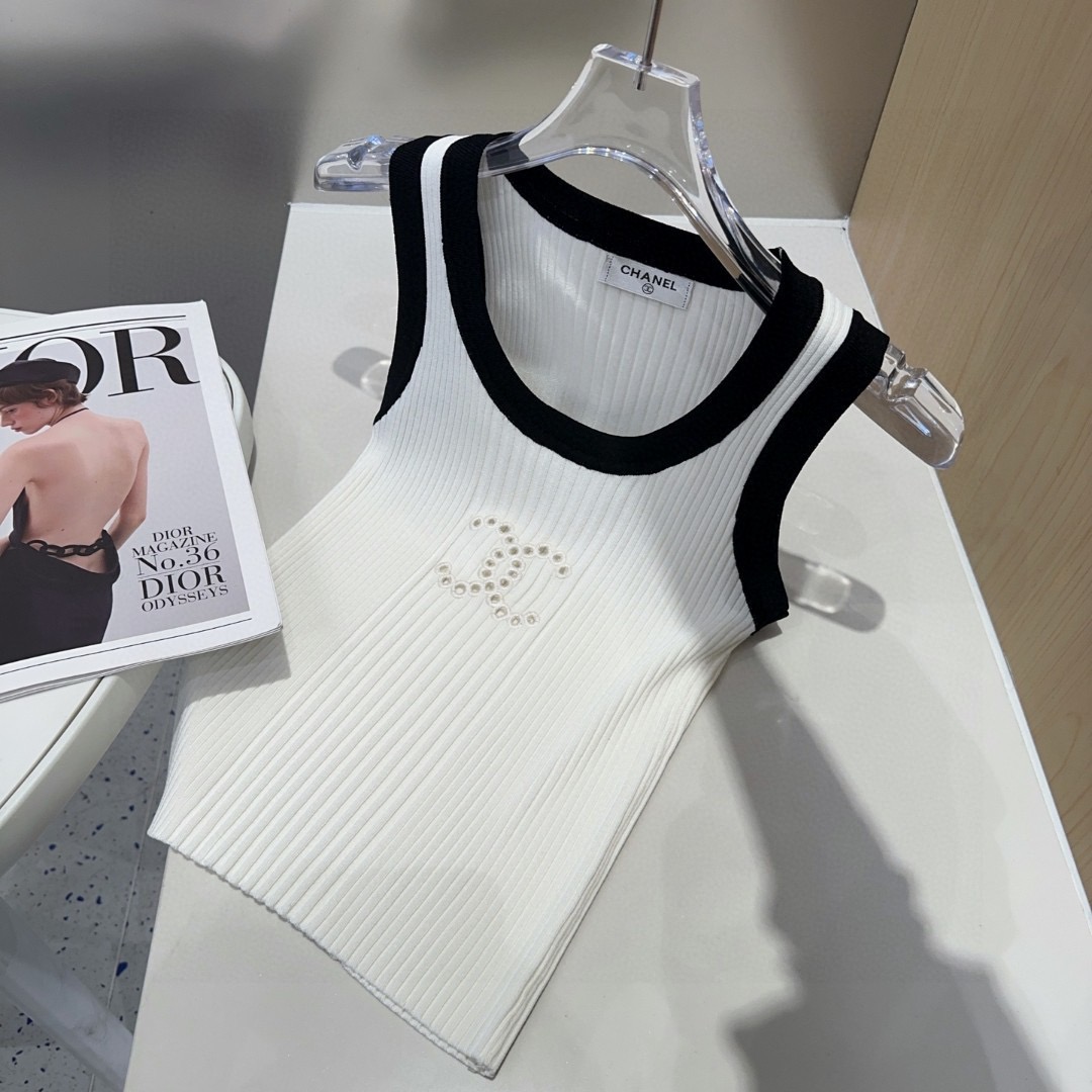 高版本香奈儿上衣背心基础简约 经典百搭 时髦高级均码