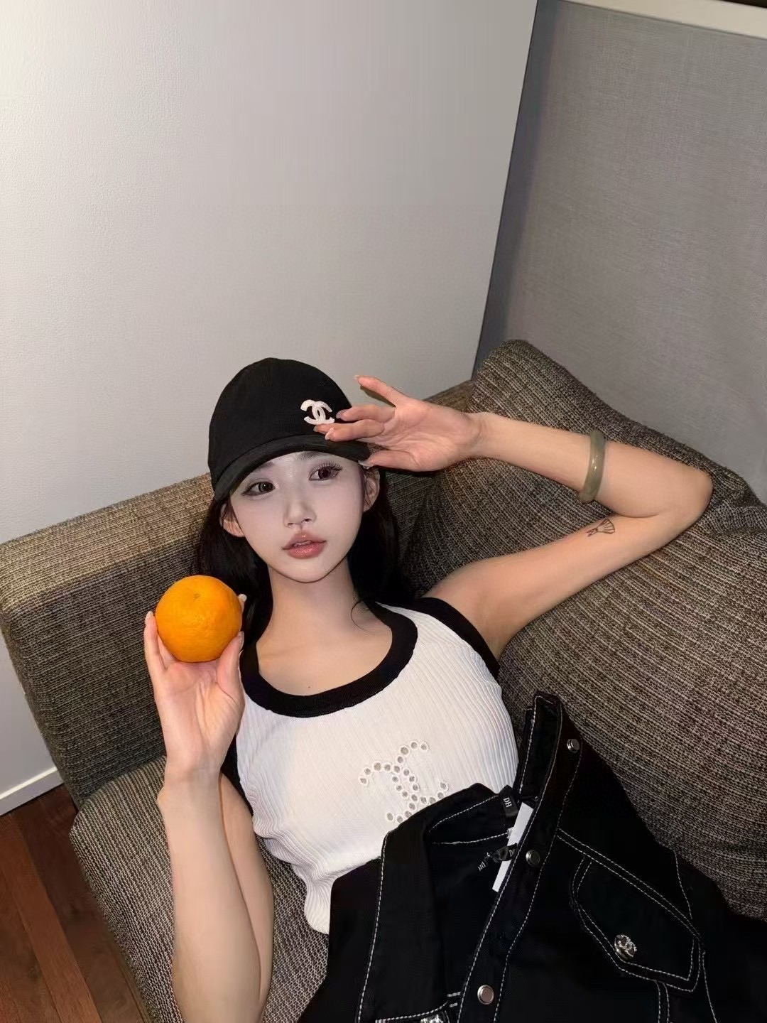 高版本香奈儿上衣背心基础简约 经典百搭 时髦高级均码