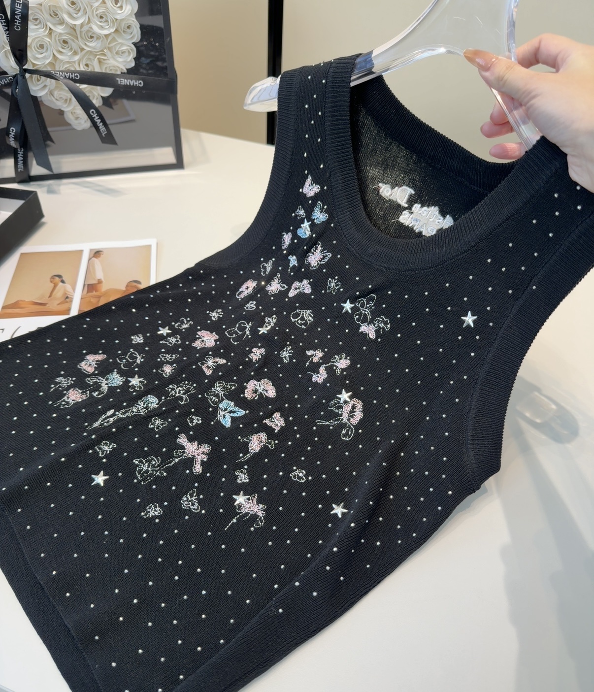 迪奥上衣背心基础简约 经典百搭 时髦高级均码