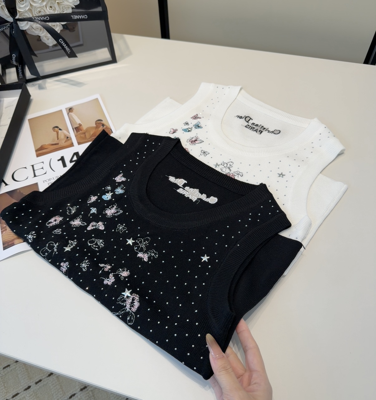 迪奥上衣背心基础简约 经典百搭 时髦高级均码