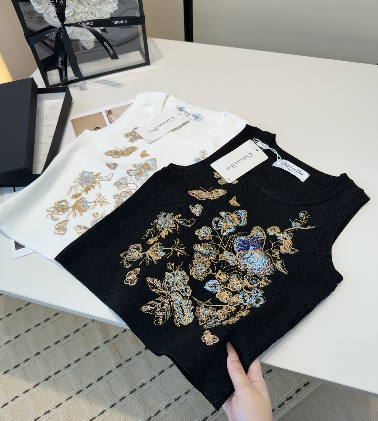 迪奥背心，搭外套单穿超🔥爆均码