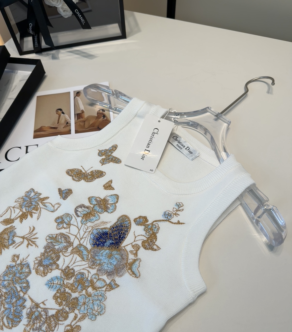 迪奥背心，搭外套单穿超🔥爆均码