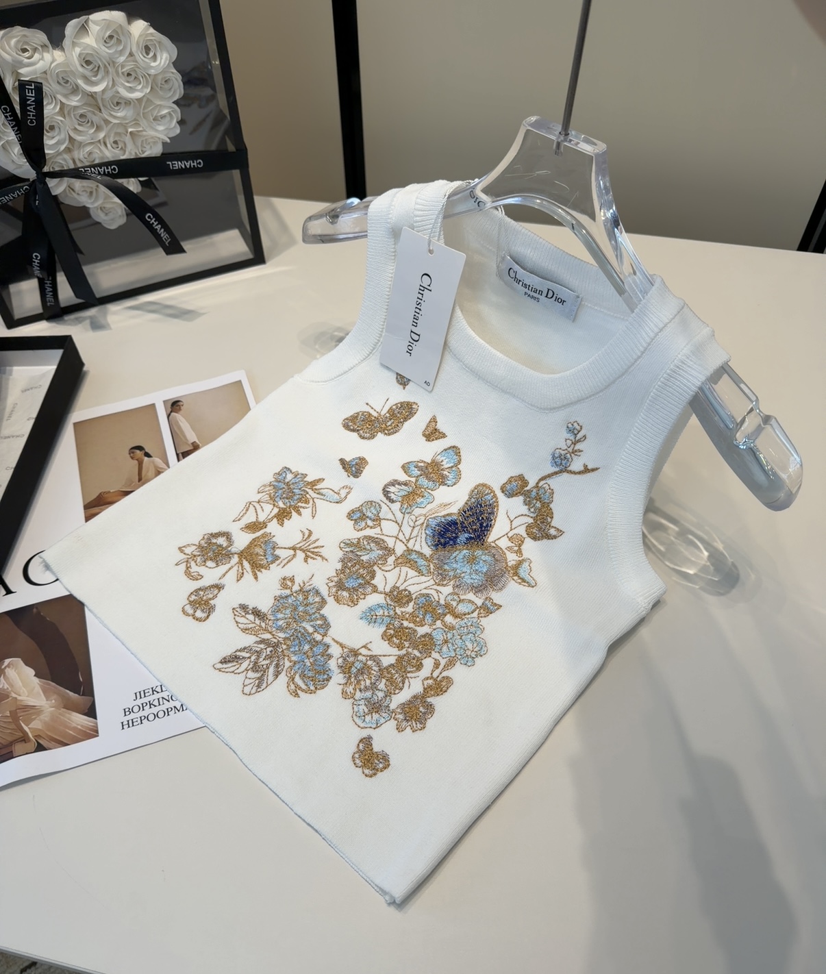 迪奥背心，搭外套单穿超🔥爆均码