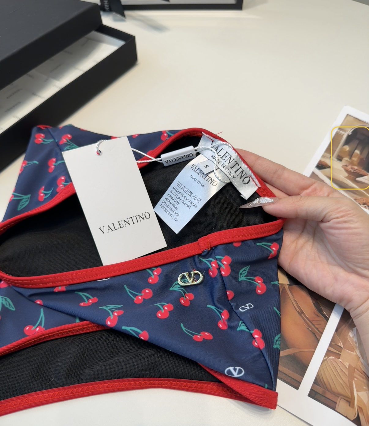 DG泳衣，实物实在太美了！拍不出来它的美😍谁穿谁美！很值得入手✋ SML