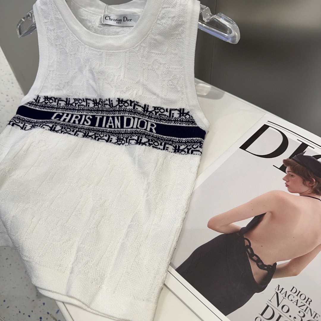 迪奥背心，搭外套单穿超🔥爆均码