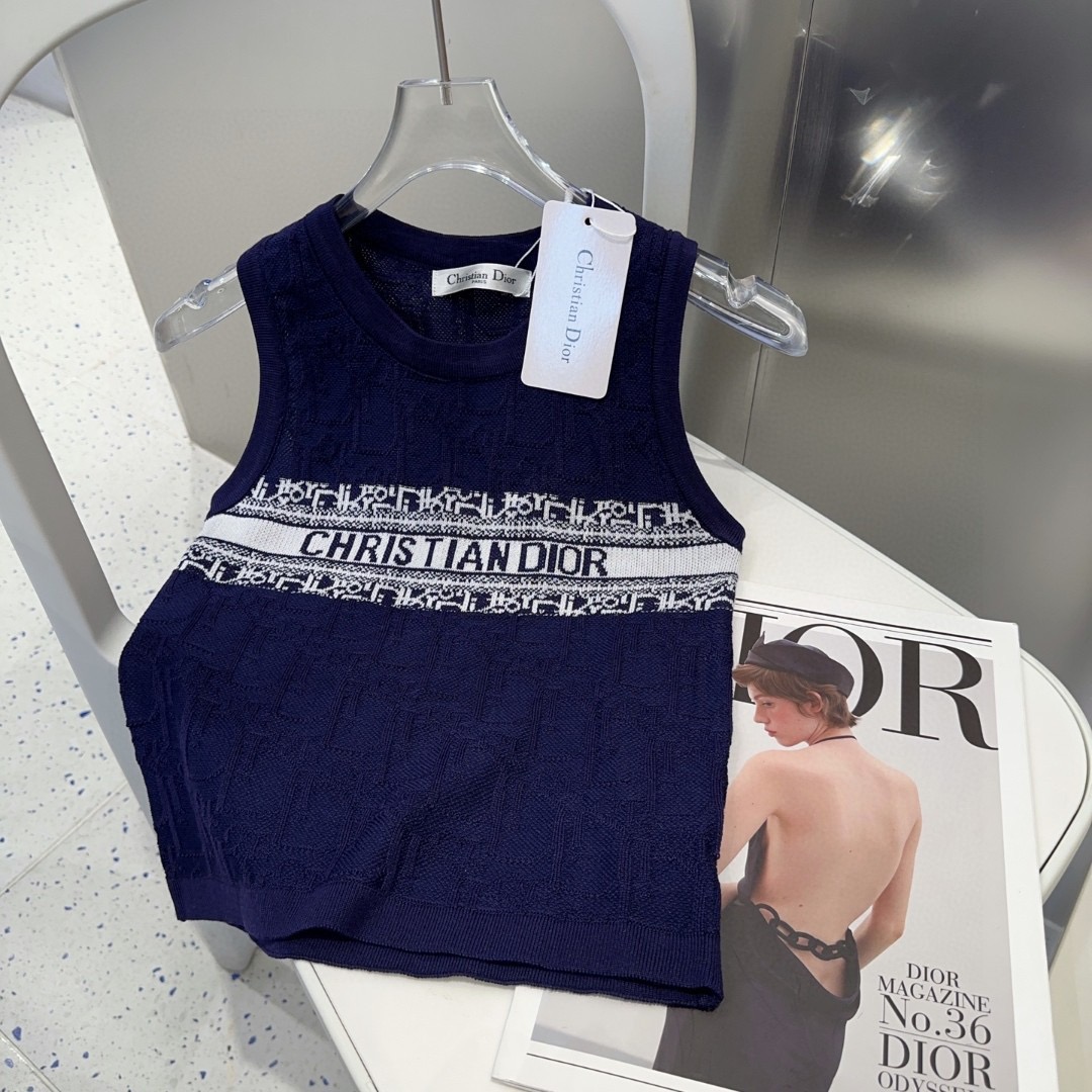 迪奥背心，搭外套单穿超🔥爆均码