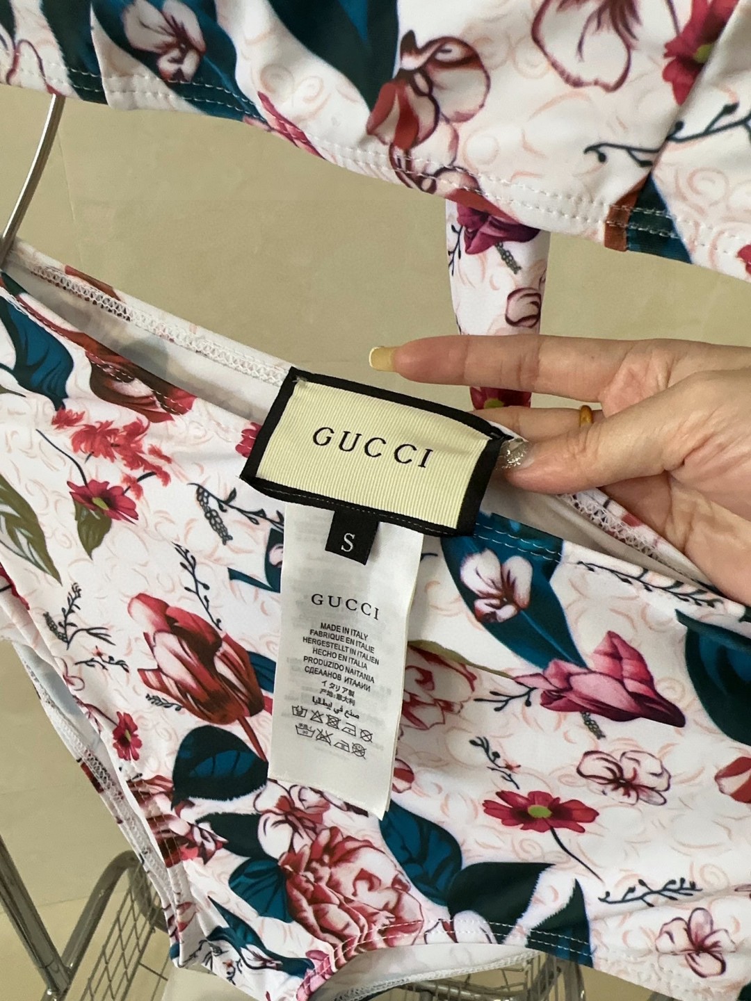 古奇泳衣，上身显瘦而且好看！穿着很洋气😍SML