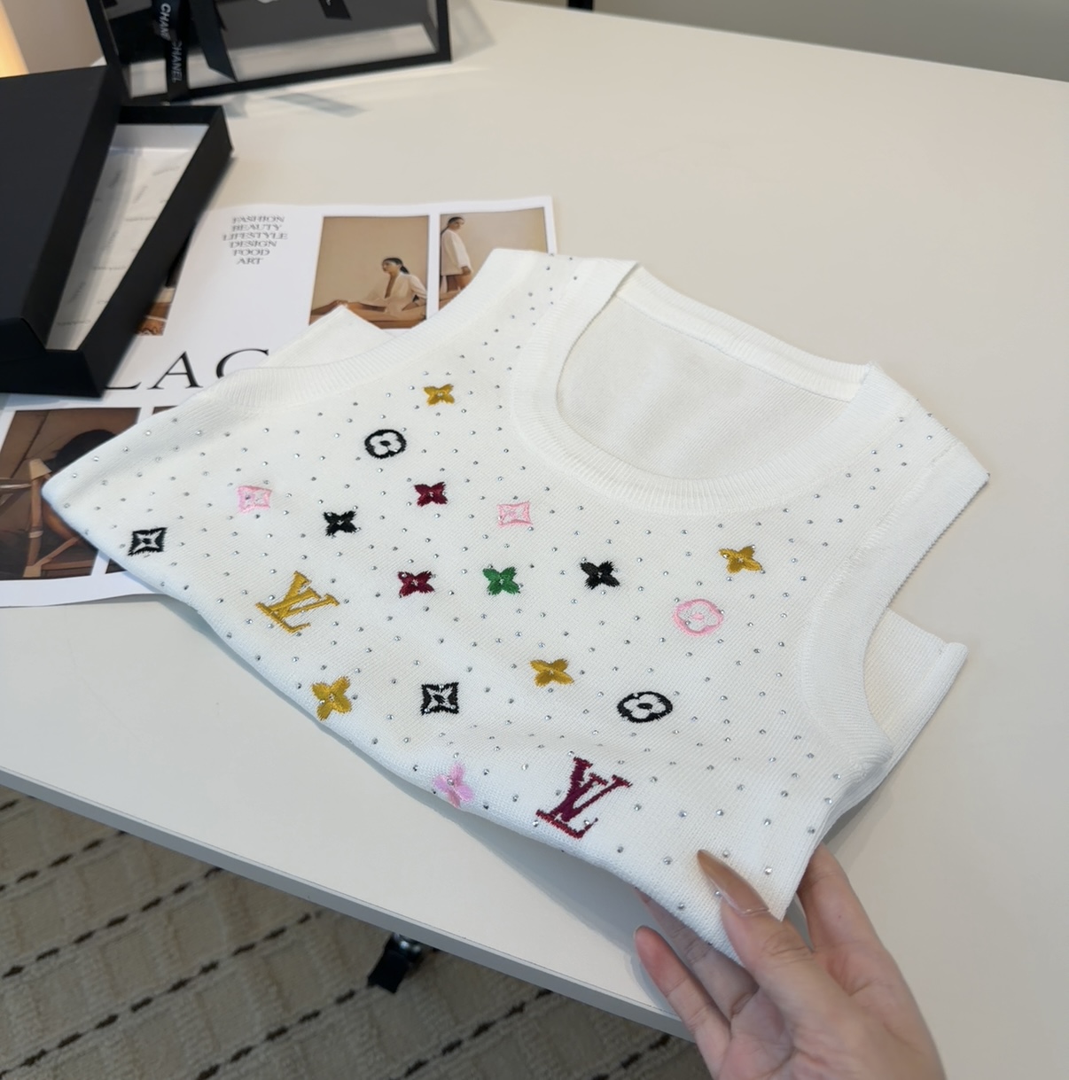 Lv背心，搭外套单穿超🔥爆均码