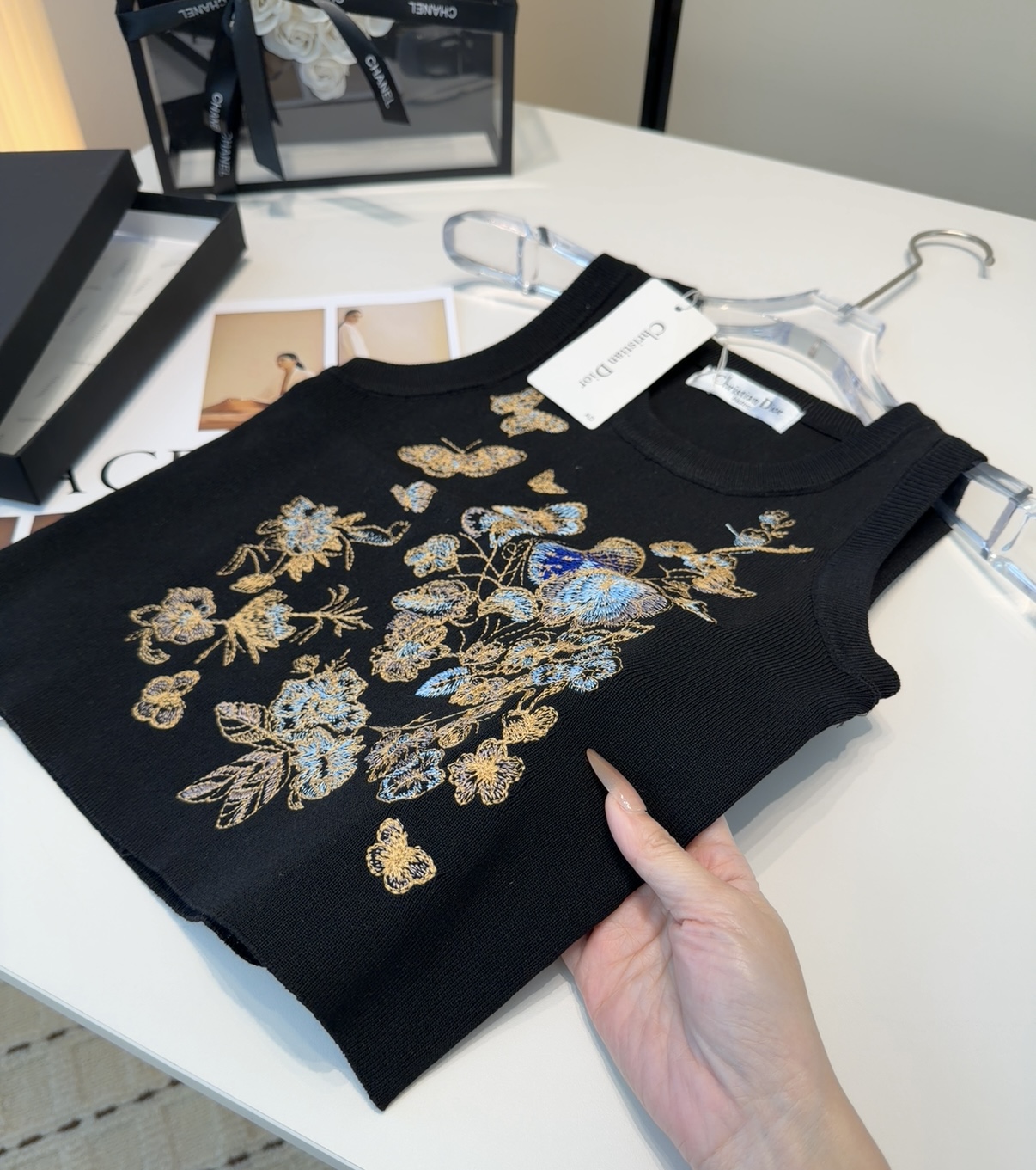 迪奥背心，搭外套单穿超🔥爆均码