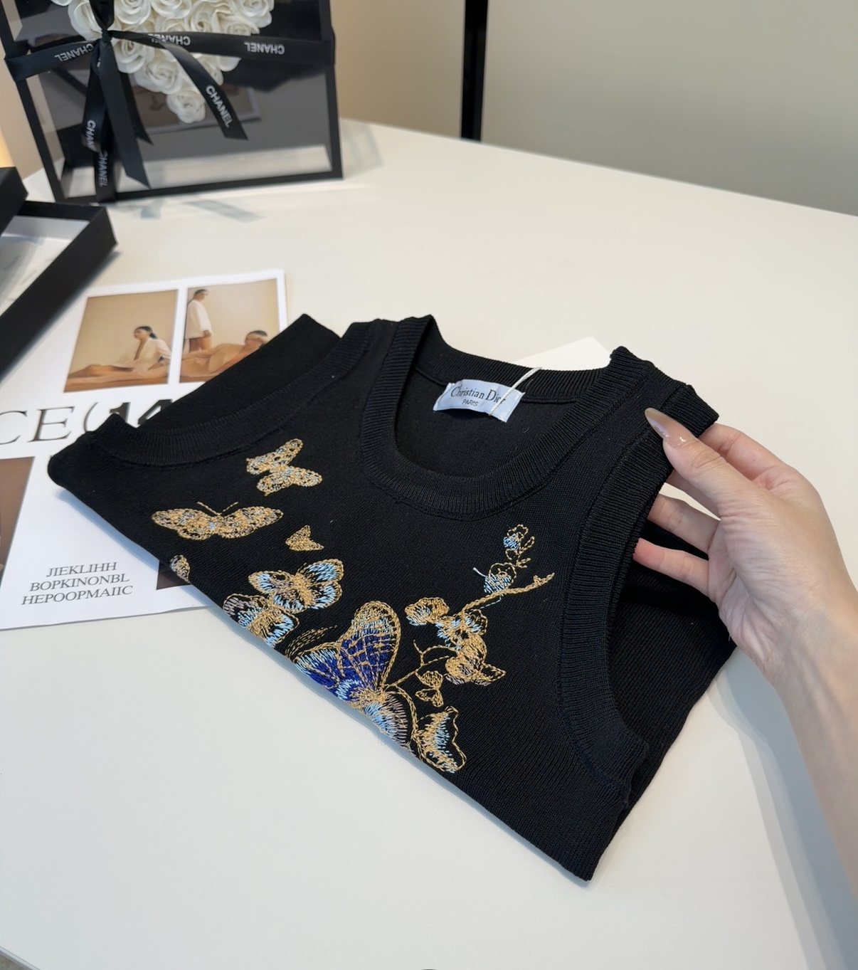 迪奥背心，搭外套单穿超🔥爆均码