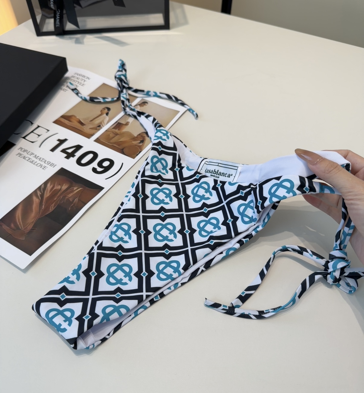 潮牌泳衣，时尚潮人必备！实物超级好看！海边度假拍照超级好！SML