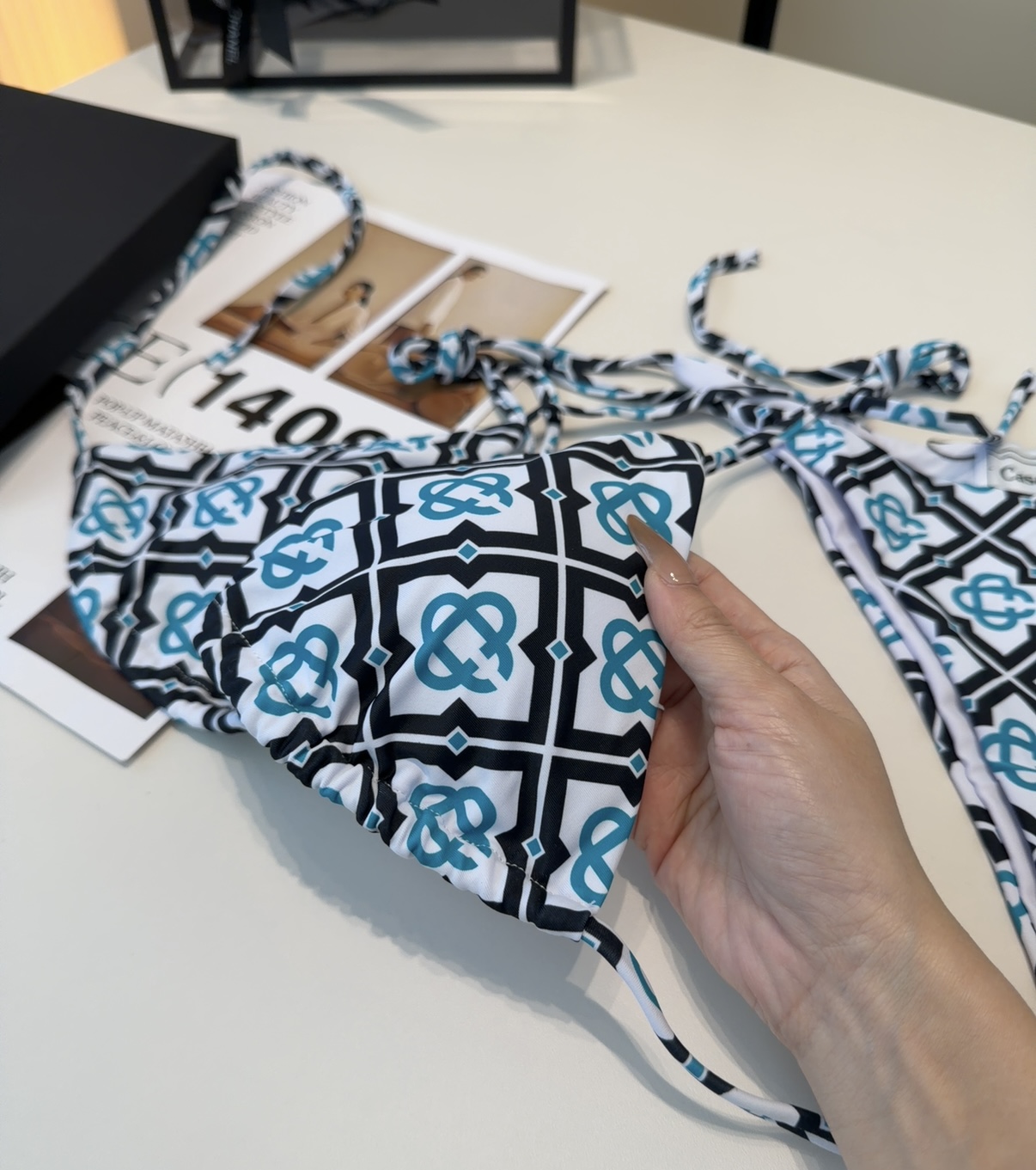 潮牌泳衣，时尚潮人必备！实物超级好看！海边度假拍照超级好！SML