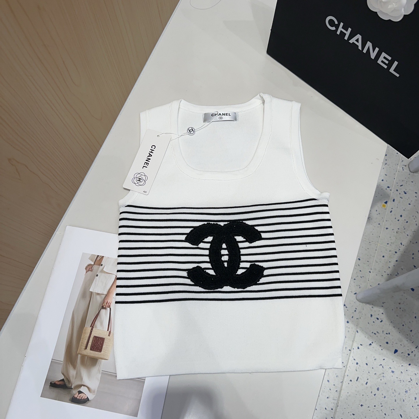 香奈儿小背心，搭外套单穿超🔥爆均码