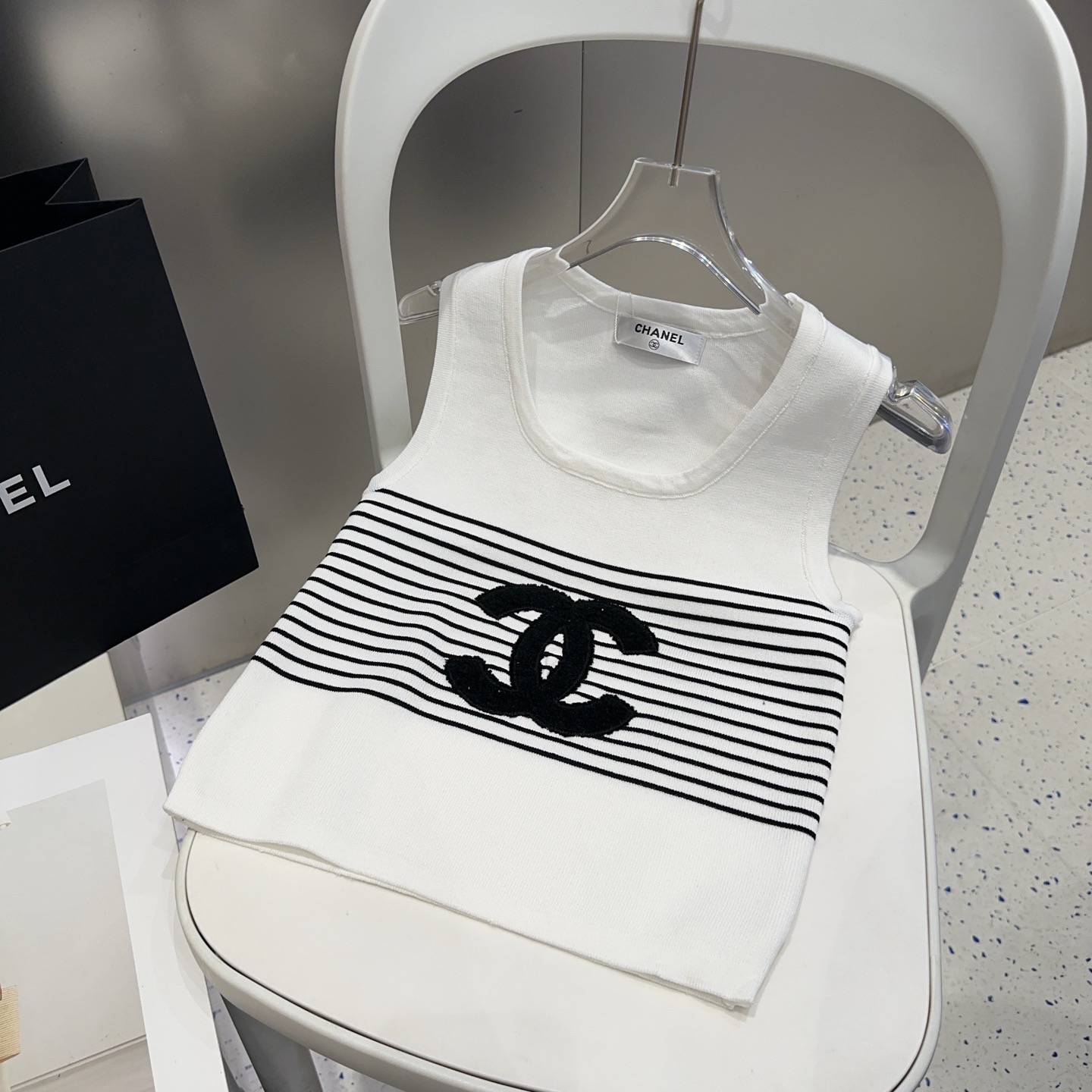 香奈儿小背心，搭外套单穿超🔥爆均码