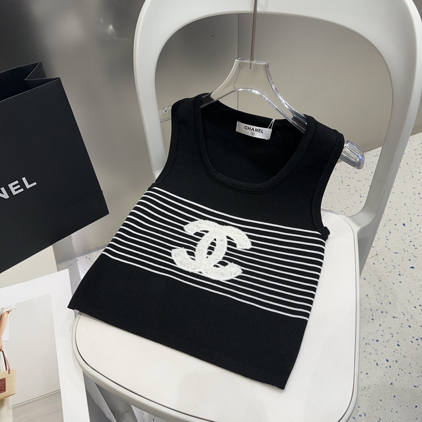 香奈儿小背心，搭外套单穿超🔥爆均码