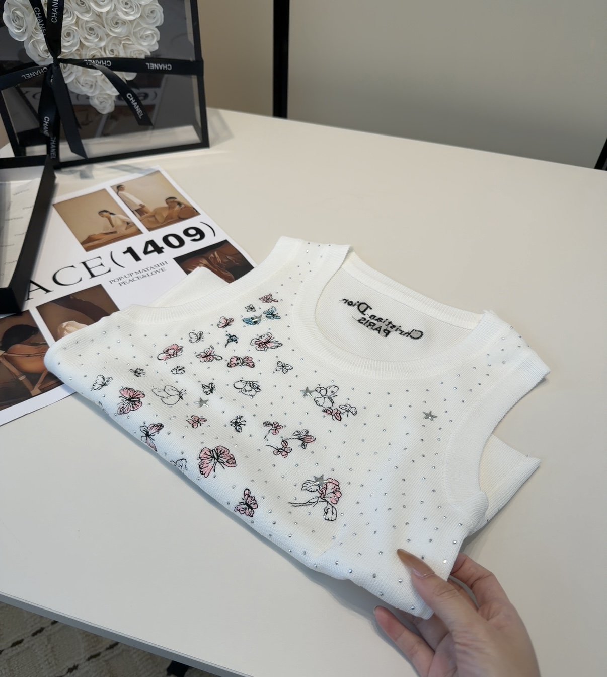 迪奥上衣背心基础简约 经典百搭 时髦高级均码