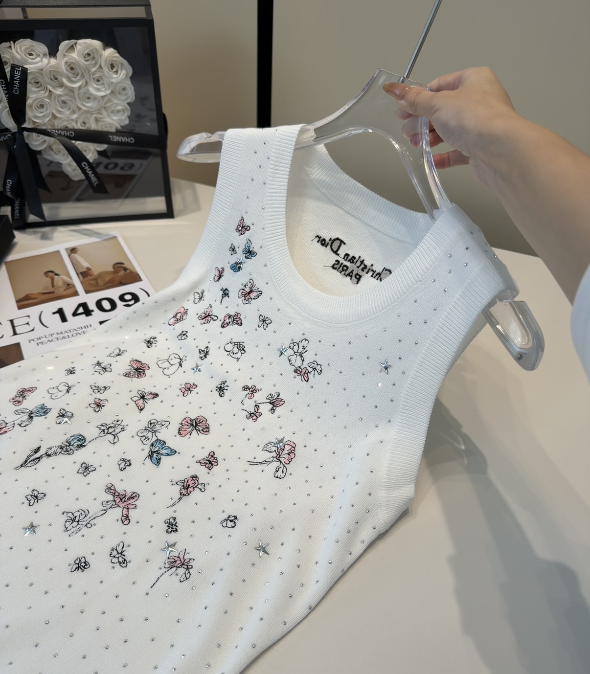 迪奥上衣背心基础简约 经典百搭 时髦高级均码