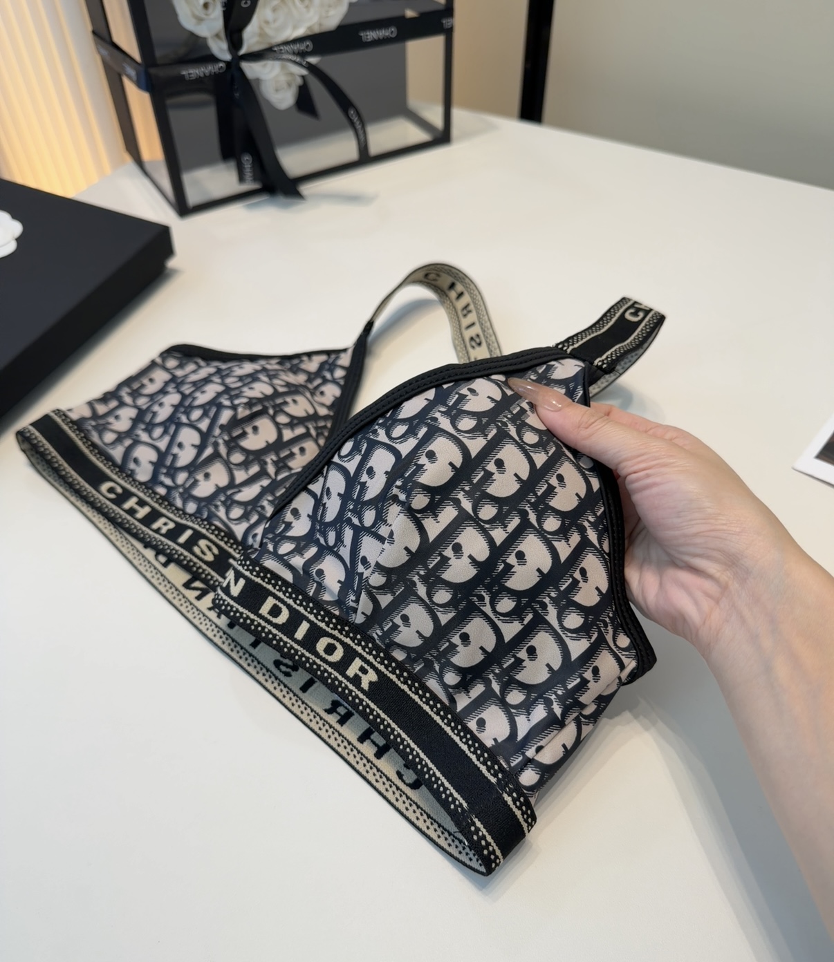 迪奥泳衣，上身显瘦而且好看！穿着很洋气😍SML